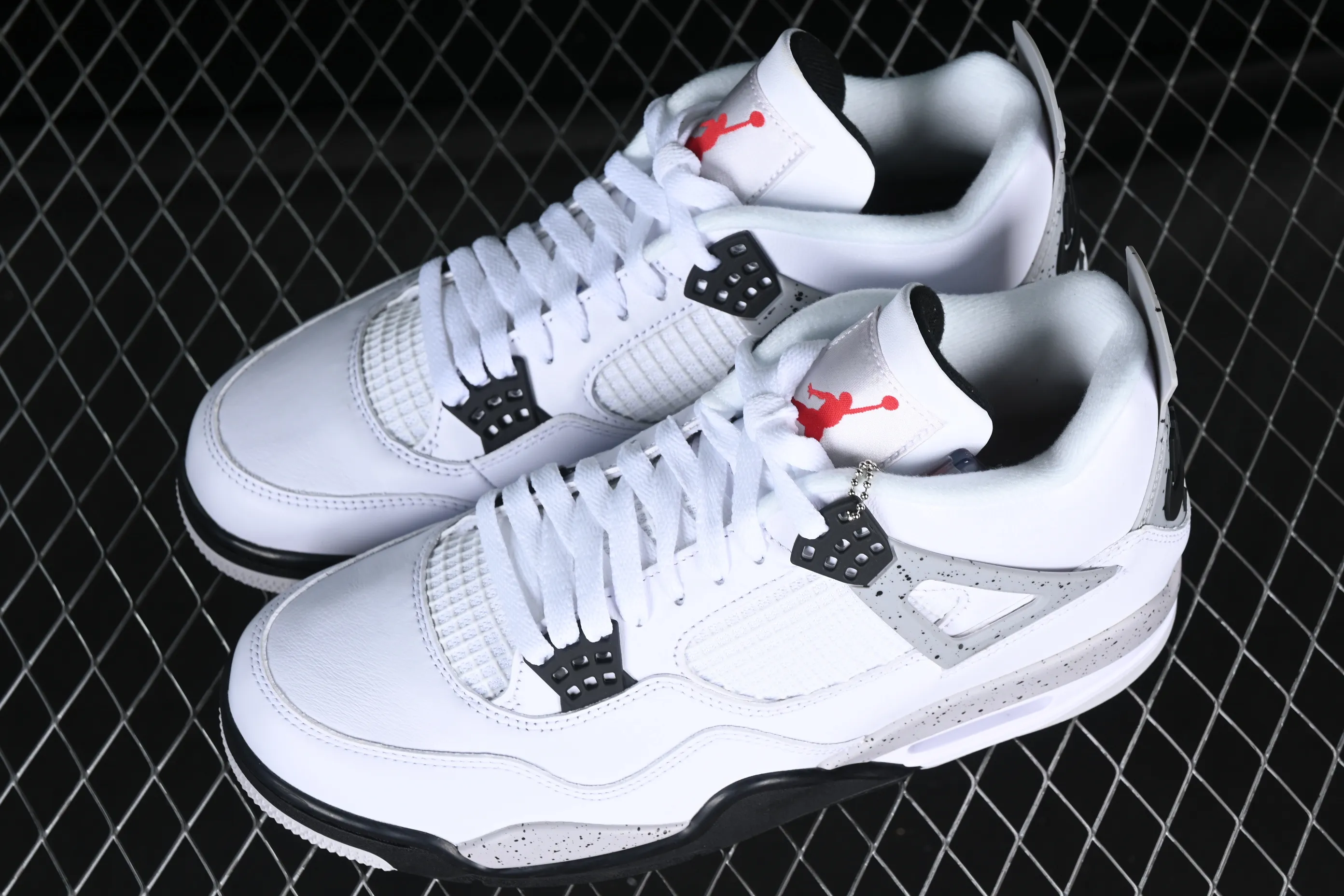 All categories Air Jordan Jordan series basketball shoes Air Jordan 4 GX foreign trade version Air Jordan 4 Retro "White Cement" AJ4 Joe 4 white cement white gray 840606-192